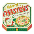 Japan Sanrio 3D Greeting Card - Have a Delicious Christmas Santa Pizza - 2