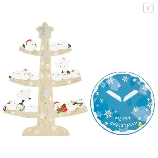 Japan Sanrio 3D Greeting Card - Christmas Tree White Birds - 2