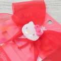 Japan Sanrio Satin Ribbon Bow Ponytail Holder - Hello Kitty - 2