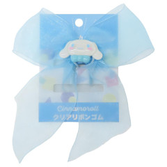 Japan Sanrio Satin Ribbon Bow Ponytail Holder - Cinnamoroll