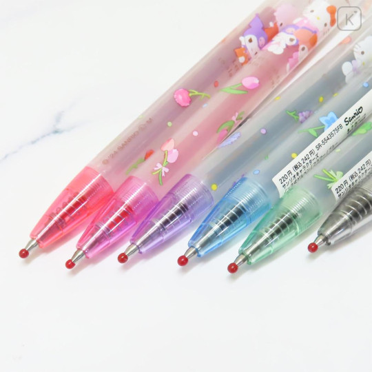 Japan Sanrio Color Gel Pen - Characters / Pink - 3