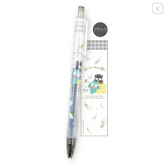 Japan Sanrio Color Gel Pen - Hapidanbui Boys : Black - 1