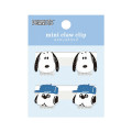 Japan Peanuts Mini Claw Clip Set - Snoopy & Olaf - 1