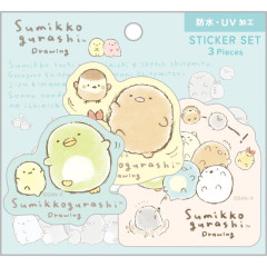 Japan San-X Sticker Set - Sumikko Gurashi / Drawing B