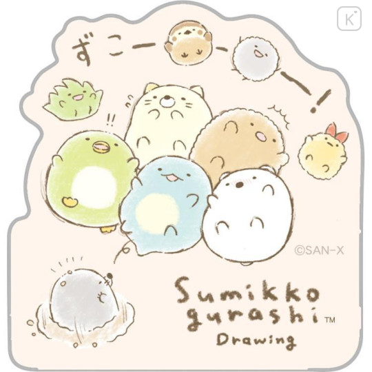 Japan San-X Sticker Set - Sumikko Gurashi / Drawing B - 4