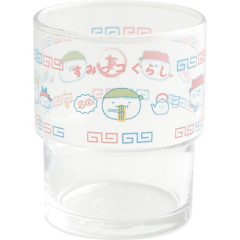 Japan San-X Glass Tumbler - Sumikko Gurashi / Anytime Ramen