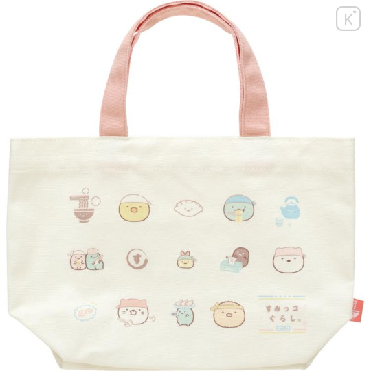 Japan San-X Mini Tote Bag - Sumikko Gurashi / Anytime Ramen - 1