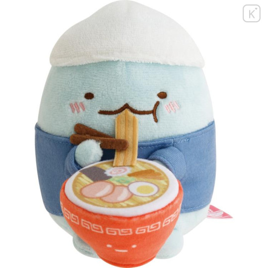 Japan San-X Plush Toy - Sumikko Gurashi / Anytime Ramen Tokage Dinosaur Lizard - 1