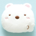 Japan San-X Plush Badge - Sumikko Gurashi / Emoji Shirokuma Polar Bear - 2