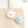 Japan San-X Plush Badge - Sumikko Gurashi / Emoji Shirokuma Polar Bear - 4