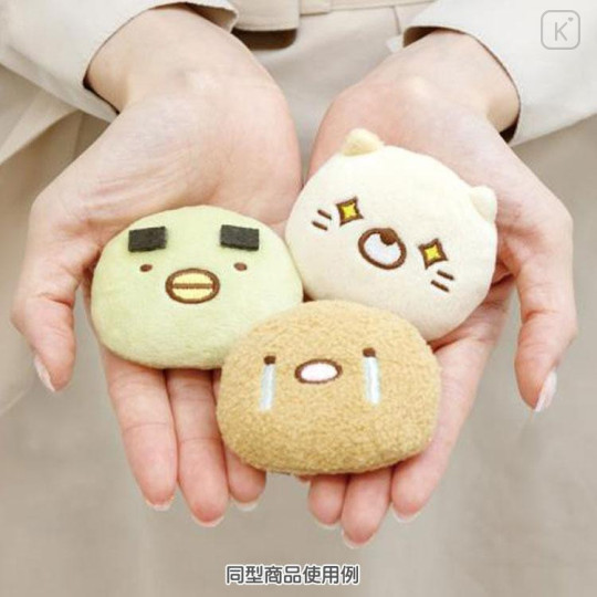 Japan San-X Plush Badge - Sumikko Gurashi / Emoji Shirokuma Polar Bear - 5