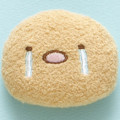 Japan San-X Plush Badge - Sumikko Gurashi / Emoji Tonkatsu Fried Pork Cutlet - 2