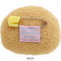 Japan San-X Plush Badge - Sumikko Gurashi / Emoji Tonkatsu Fried Pork Cutlet - 3