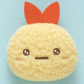 Japan San-X Plush Badge - Sumikko Gurashi / Emoji Ebifurai no Shippo Fried Shrimp Tail - 2