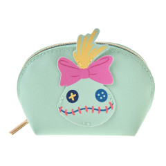 Japan Disney Store Triangular Mini Pouch - Scrump / Character Face