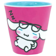 Japan Sanrio Melamine Tumbler - Cinnamoroll / Sleep Pink Blue