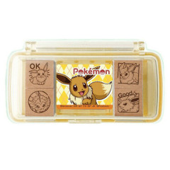 Japan Pokemon Mini Stamp Chop - Eevee Evolution