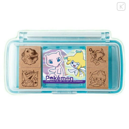 Japan Pokemon Mini Stamp Chop - Mew / Mythical Monsters - 1