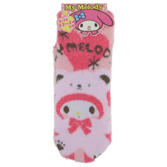 Japan Sanrio Fluffy Socks - My Melody / Bear