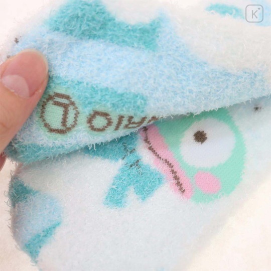 Japan Sanrio Fluffy Socks - Hangyodon / Bear - 2