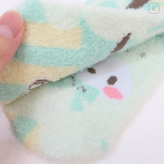 Japan Sanrio Fluffy Socks - Pochacco / Bear - 2