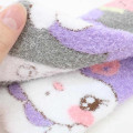 Japan Sanrio Fluffy Socks - Kuromi / Hug Me - 2