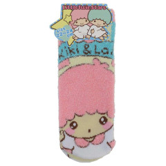 Japan Sanrio Fluffy Socks - Little Twin Stars / Hug Me