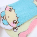 Japan Sanrio Fluffy Socks - Little Twin Stars / Hug Me - 2