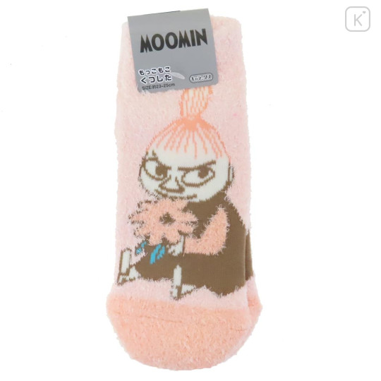 Japan Moomin Fluffy Socks - Little My / Light Pink - 1