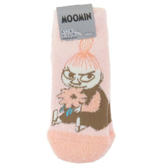 Japan Moomin Fluffy Socks - Little My / Light Pink