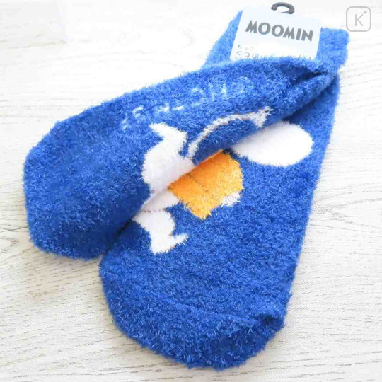 Japan Moomin Fluffy Socks - Moomintroll / Blue - 2