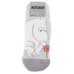 Japan Moomin Fluffy Socks - Moomintroll / Grey