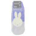 Japan Miffy Fluffy Socks - Miffy / Purple Grey - 1