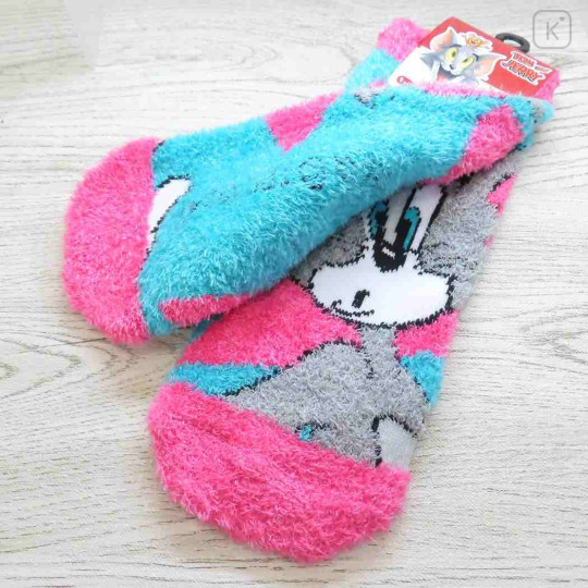 Japan Tom and Jerry Fluffy Socks - Tom - 2