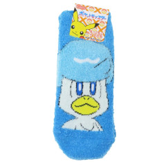 Japan Pokemon Fluffy Socks - Quaxly / Blue