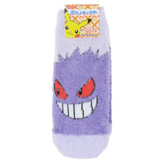 Japan Pokemon Fluffy Socks - Gengar / Purple