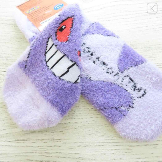 Japan Pokemon Fluffy Socks - Gengar / Purple - 2