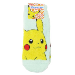 Japan Pokemon Fluffy Socks - Pikachu / Blue