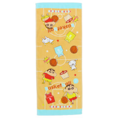 Japan Crayon Shin-chan Face Towel - Shinnosuke Nohara & Shiro / Light Orange