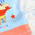 Japan Crayon Shin-chan Face Towel - Shinnosuke Nohara & Shiro / Sky Blue - 2