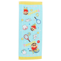 Japan Crayon Shin-chan Face Towel - Shinnosuke Nohara & Shiro / Light Blue