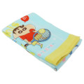 Japan Crayon Shin-chan Face Towel - Shinnosuke Nohara & Shiro / Light Blue - 3