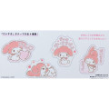 Japan Sanrio Flake Sticker Set & Case - My Melody / Hug Heart - 2