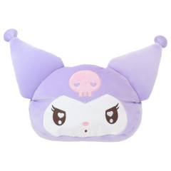 Japan Sanrio Die-cut Cushion - Kuromi / Heart Eyes