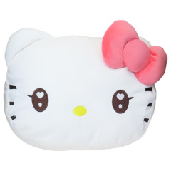 Japan Sanrio Die-cut Cushion - Hello Kitty / Heart Eyes