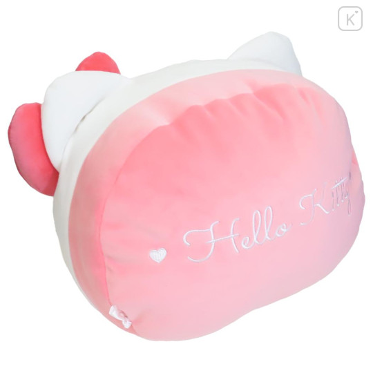 Japan Sanrio Die-cut Cushion - Hello Kitty / Heart Eyes - 2