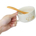 Japan Peanuts Ceramic Soup Mug & Spoon Set - Snoopy & Charlie - 2