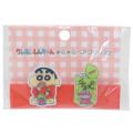 Japan Crayon Shin-chan Acrylic Clip Set - Shinnosuke Nohara / Choco Glitter - 1