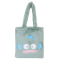 Japan Sanrio Fluffy Fur Tote Bag - Hangyodon / Heart Eyes - 1