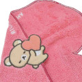 Japan San-X Mini Towel - Rilakkuma / Hug Heart - 2